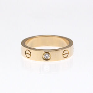 CARTIER 18k Gold Diamond Love Ring